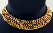 Vintage Signed 1990s Agatha Paris Triple Strand Scottie Collection Inora Romy picture