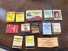Lot Vintage Texas San Antonio Advertising Matchbooks Alamo Galvez Chatter Box picture