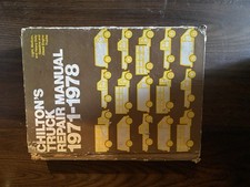 Chilton's Truck and Van Repair Manual 1971-1978 Hardcover picture