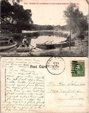 Gary Illinois Shannon's Fox River Resort Postcard picture