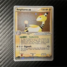 Pokemon Ampharos Ex 89/97 Ex Dragon 2003 Holo English picture