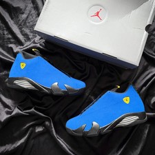 NEW Jordan 14 Retro Blue Ferrari Men's Size US 7-12 picture