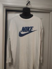Nike Swoosh Vintage Logo T-Shirt Men's XXL Long Sleeve PLEASE READ picture