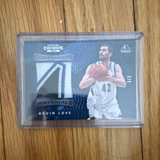 Panini 2012-13 Contenders Materials Kevin Love GAME USED Timberwolves Patch 3/3 picture
