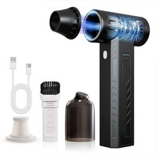 High-Power Cordless Air Duster 480,000 RPM - Rechargeable, Adjustable Speed, Tur picture