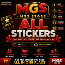 Monopoly GO 1 - 6 Star 🌟 ALL STICKERS / PARTNER EVENT - FASTEST/CHEAPEST-GOLD🔥 picture