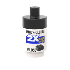 Spray Paint Can (Black) - Graffiti - Custom Printed Minifig Scale Brick City picture