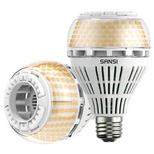 2x SANSI 250W Equivalent LED Light Bulbs Dimmable 27W A21 E26 LED Bulb for Home picture