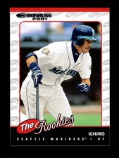 2001 DONRUSS THE ROOKIES R104 ICHIRO RC MARINERS picture