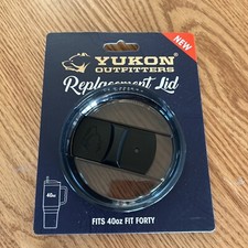 yukon outfitters Black Replacement tumbler lid - 40 Oz picture