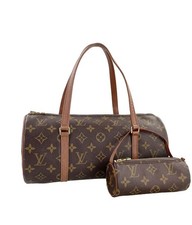 Louis Vuitton Monogram Papillon 30 Leather Brown Handbag 4603 picture