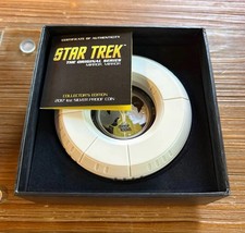 2017 Tuvalu STAR TREK MIRROR /MIRROR 1 Troy Oz 99.99 FINE SILVER Coin ▫️🎬⭐️⭐️ picture