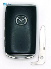 Single OEM Mazda Smartkey Remote Transmitter Four Button USED UNCUT WAZSKE13D03 picture