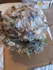 Antique 1910s 1920s Edwardian Titanic Floral Millinery Hat Wired Metallic Lace picture