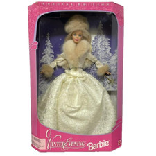 Vintage 1998 Mattel Winter Evening Barbie Special Edition picture