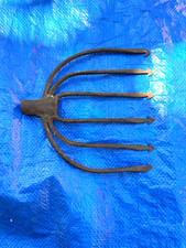 Early Eel Spear Antique 6 points and Large picture