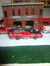 Code 3 1:64 Pierce Chicago Fire Dept Hazardous Incident Team Kitbash. Rare picture