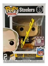 Terry Bradshaw Signed Pittsburgh Steelers Funko Pop #85 BAS picture