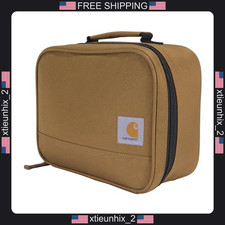 Carhartt Insulated Lunch Cooler for Men and Women, 4 Can Capacity, Brown picture
