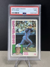 1984 Topps Traded Baseball - MLB Legend Pete Rose #103-T PSA 9 Mint Graded picture