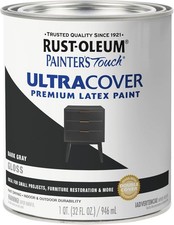 Rust-Oleum Painter's Touch Latex Brush-On Paint, Gloss Dark Gray picture