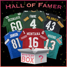 Hall of Famers Autographed/Signed Football Jersey Mystery Box PSA JSA BAS COA picture