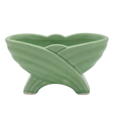 Vintage Mint Green Planter Fredericksburg Art Pottery FAPCO Mid Century Modern picture