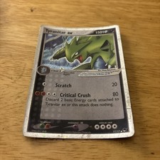 Tyranitar ex 017/017 POP Series 1 Holo Ultra Rare EX 150 HP English 2004 picture