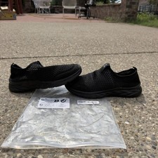 Sport Fashion Black Mesh Slip-On Walking Sneakers EU Size 41 picture