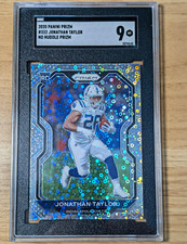 2020 Panini Prizm Jonathan Taylor #352 No Huddle Prizm RC Colts SGC 9 picture