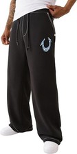 True Religion Men's HS Paint Baggy Big T Sweatpants picture