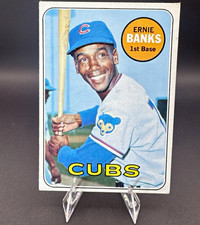 Topps 1969 Topps Ernie Banks #20 Chicago Cubs Base Set Baseball Card picture