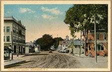 Wolfeboro NH Post Office Square Postcard picture