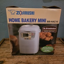 Open box Zojirushi BB-HAC10 Home Bakery Mini 1 lb Bread Machine White picture