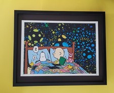 🔥 Death NYC Large Framed 16x20in Pop Art Graffiti COA Snoopy Yayoi Kusama #5 picture