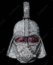 Unique Design Character Cubic Zirconia Men's Pendant In Real 925 Sterling Silver picture