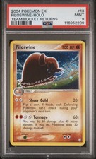 2004 POKEMON EX TEAM ROCKET RETURNS PILOSWINE #13 HOLO PSA 9 MINT #116952214 picture