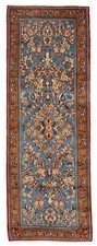 Vintage Hand-knotted Runner Rug 3'3