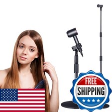 TAYUQEE Hair Dryer Stand Holder, Rotatable Floor Stand with Adjustable Height picture