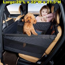 Dog Car Seat for Large Dogs Half Back Seat Extender with Hard Bottom Waterproof picture
