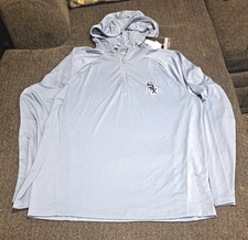Levelwear Chicago White Sox MLB Baseball Gray 1/4 Zip Hoodie Size L picture