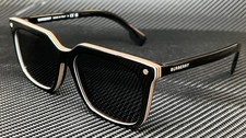 BURBERRY BE4337F 379887 Black Grey Men's 56 mm Sunglasses picture