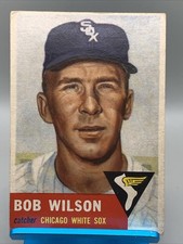 1953 Topps - High # Bob Wilson #250 Rookie White Sox Short Print No Creases picture