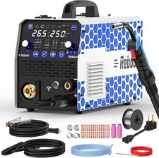 Reboot 250A 8-in-1 MIG/TIG/Stick 120/240V RBM2500 PRO+400A Holder,Full Kit picture