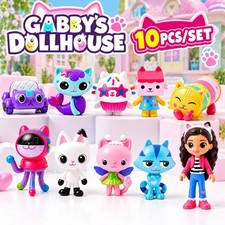 10pcs/set Gabby's Dollhouse Action Figure Cute Doll Collection Model Toys New picture