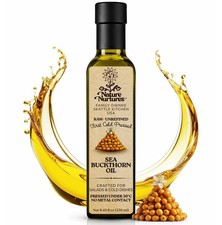 Sea Buckthorn Berry Oil Raw Unrefined First Cold-Pressed Below 30C Made in USA picture