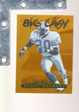 1996 Collectors Edge #7 Barry Sanders BIG EASY GOLD FOIL INSERT Super Rare LIONS picture