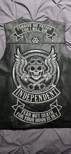 XL HOT LEATHERS CUSTOM BIKER VEST NEW picture
