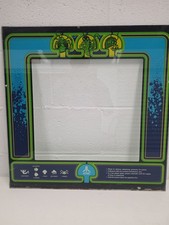 Rare Original 1981 Atari Centipede Arcade Machine Glass Bezel 23-5/8
