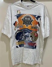RARE VTG 1995 NFL CHARGERS VS 49RS SUPERBOWL XXIX T SHIRT SIZE XL picture